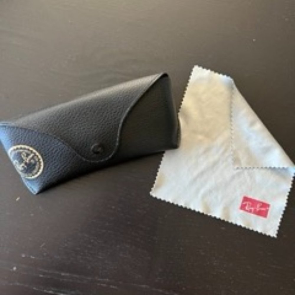 Ray Ban Sunglass Case with Cleaning Rag